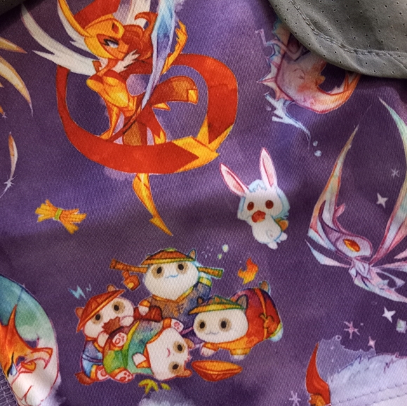 DOTA 2 sz Small Shorts Bike Gray Twofer Shorts - Picture 7 of 14